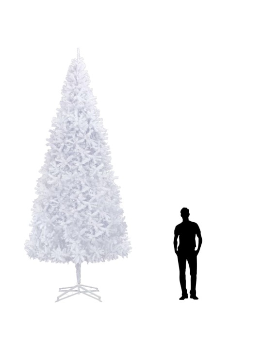 Umělý vánoční stromek s LED osvětlením 500 cm bílý