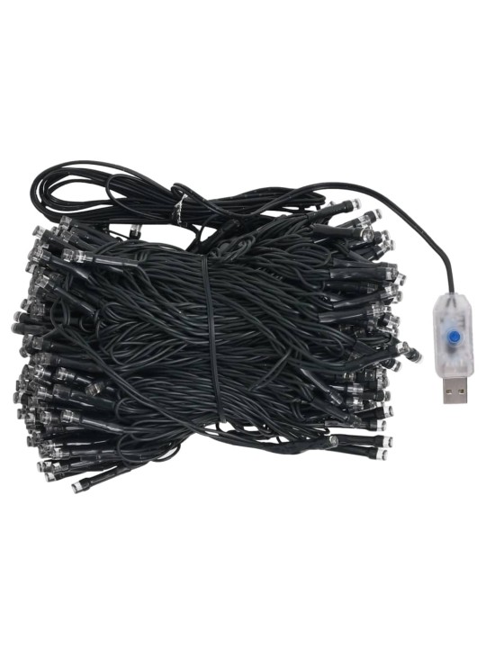 Umělý vánoční stromek LED a sada koulí zasněžený 120cm PVC a PE