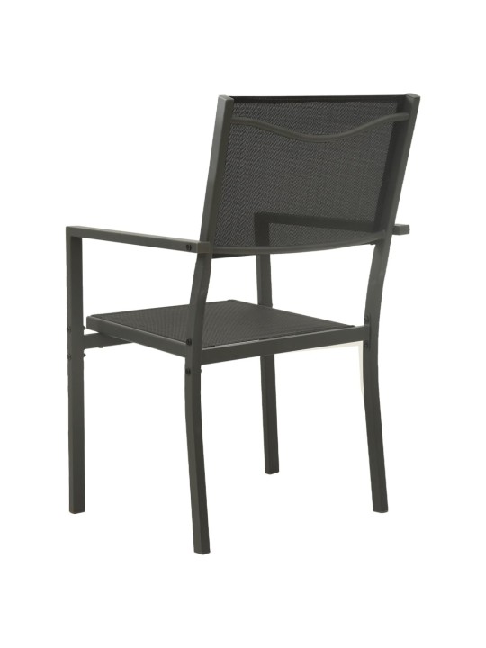 3dílný zahradní jídelní set ocel