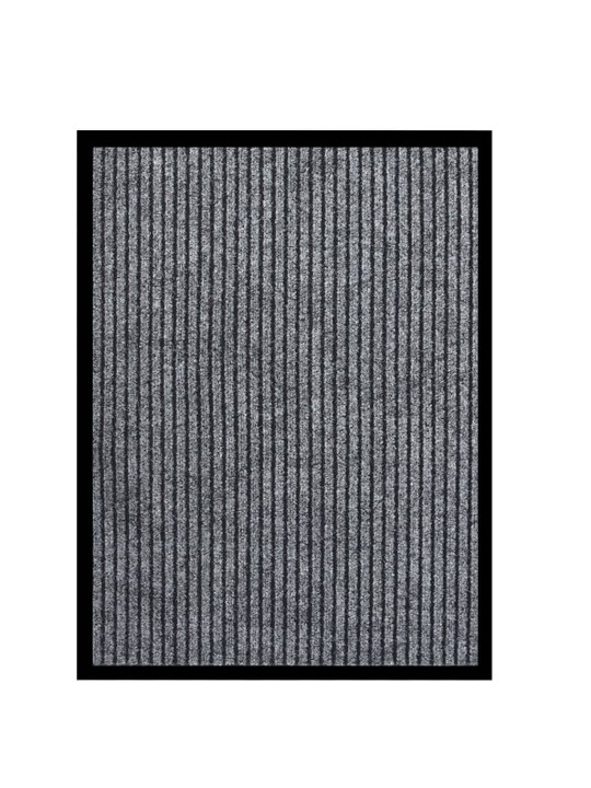 Rohožka pruhovaná šedá 60 x 80 cm