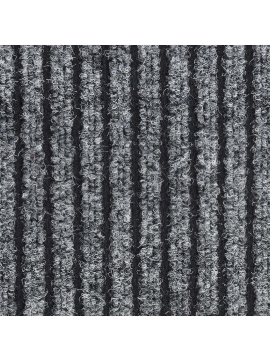 Rohožka pruhovaná šedá 80 x 120 cm