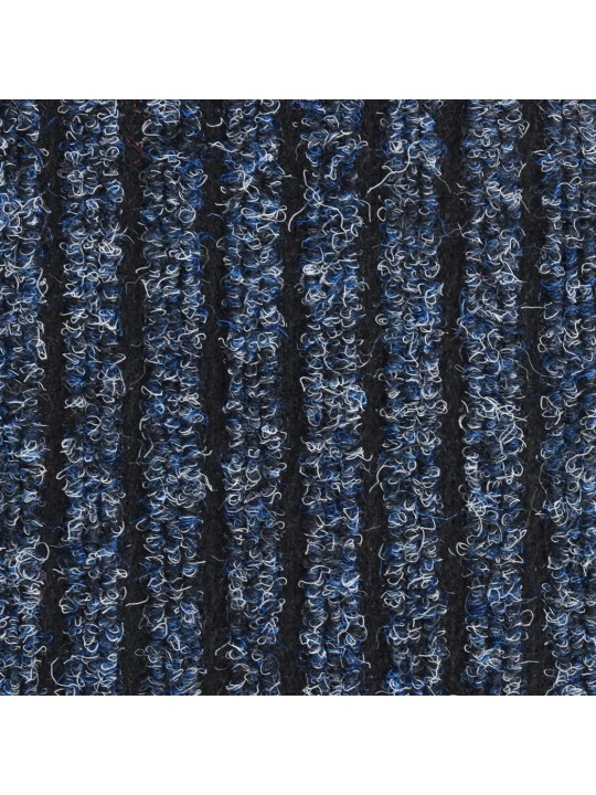 Rohožka pruhovaná modrá 60 x 80 cm