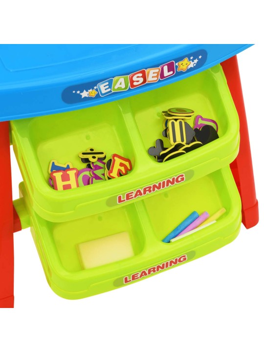 Dětská edukační tabule se stolkem 3 v 1
