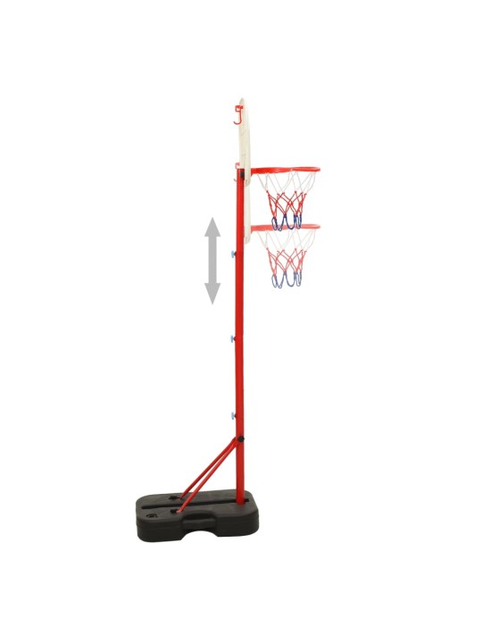 Přenosný basketbalový set nastavitelný 138,5–166 cm