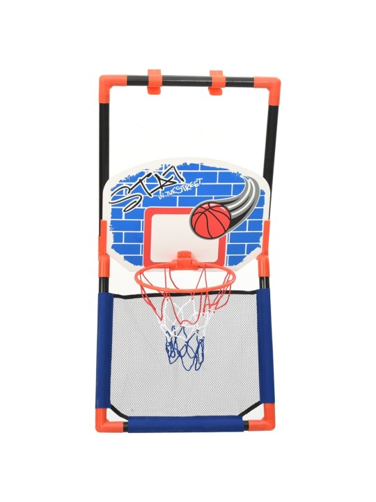 Dětská multifunkční basketbalová hrací sada na zem i na dveře