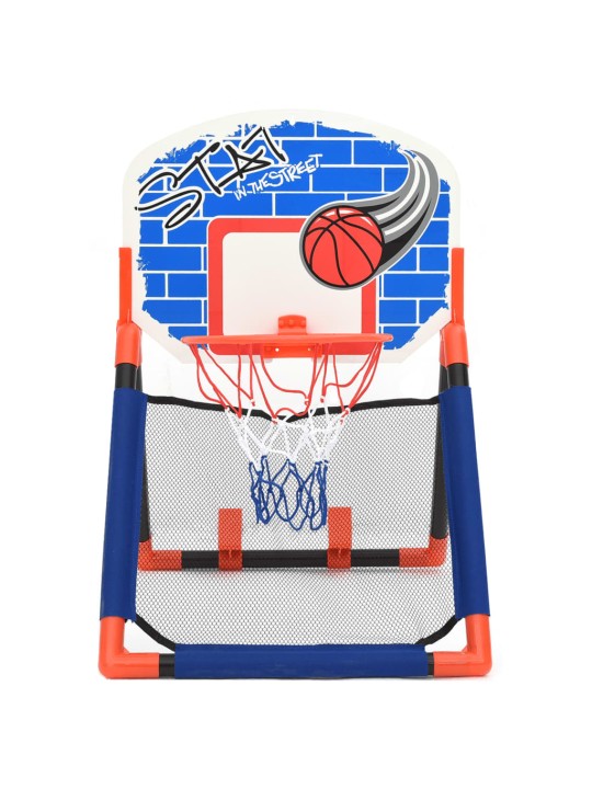Dětská multifunkční basketbalová hrací sada na zem i na dveře
