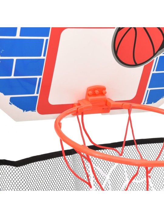 Dětská multifunkční basketbalová hrací sada na zem i na dveře
