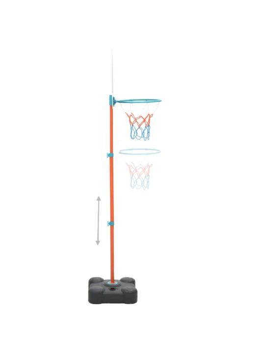 Přenosný basketbalový set nastavitelný 109–141 cm
