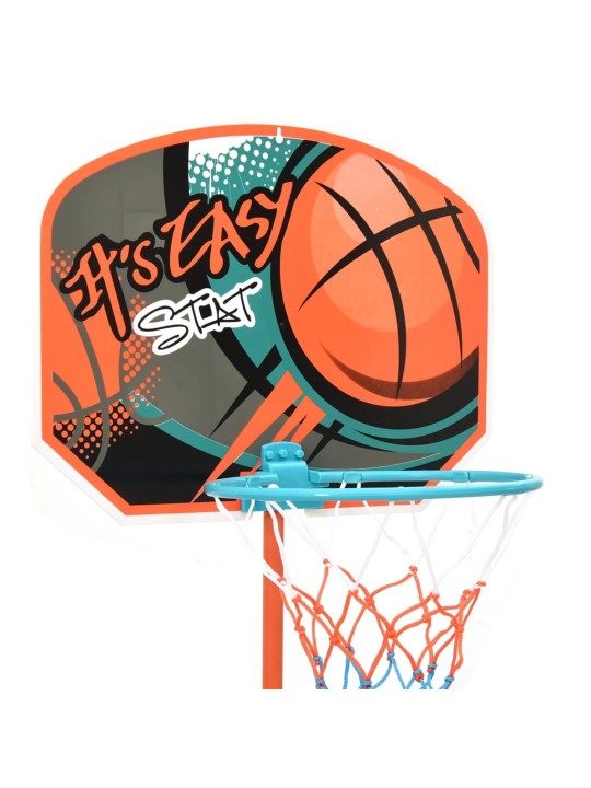 Přenosný basketbalový set nastavitelný 109–141 cm