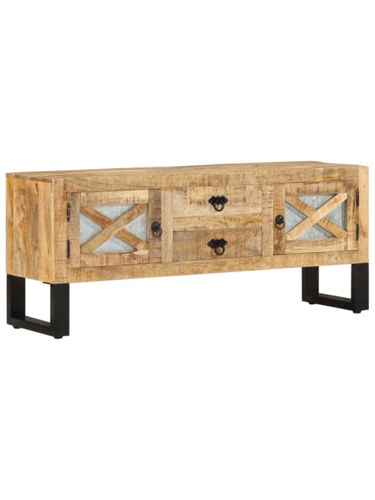 TV stolek 110 x 30 x 45 cm hrubé mangovníkové dřevo