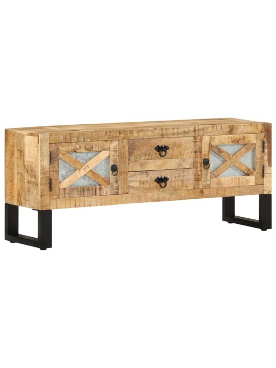 TV stolek 110 x 30 x 45 cm hrubé mangovníkové dřevo