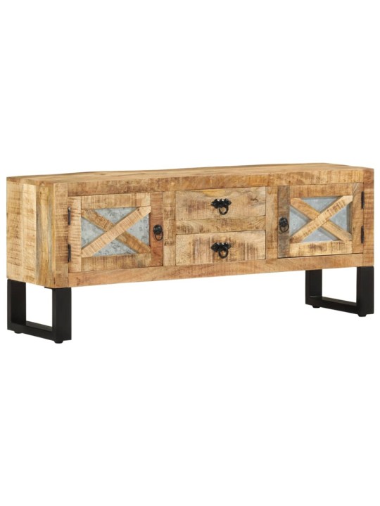 TV stolek 110 x 30 x 45 cm hrubé mangovníkové dřevo