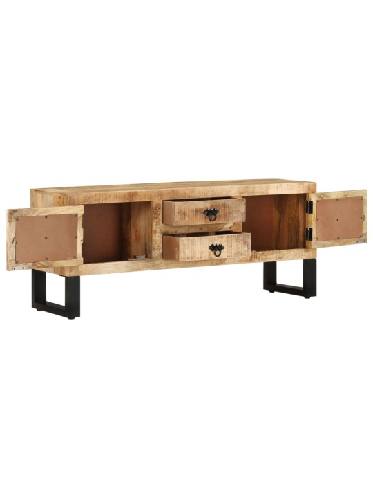 TV stolek 110 x 30 x 45 cm hrubé mangovníkové dřevo