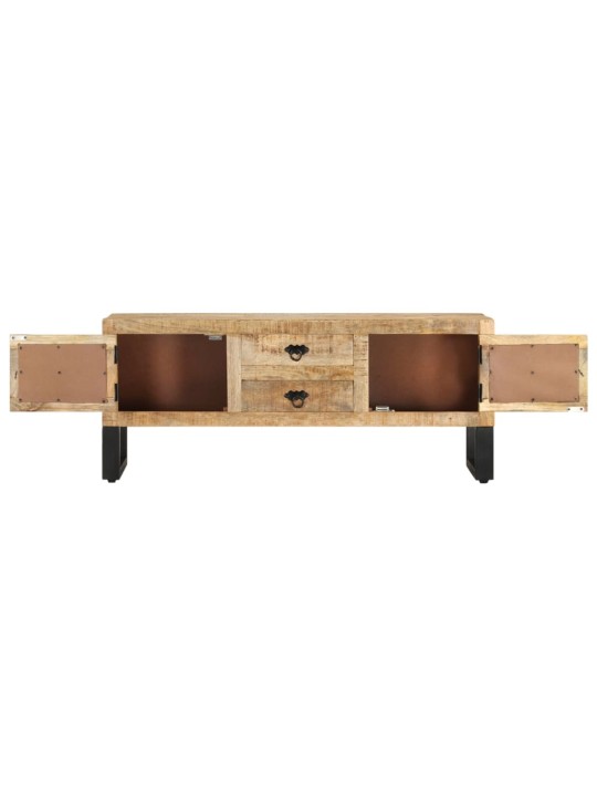 TV stolek 110 x 30 x 45 cm hrubé mangovníkové dřevo