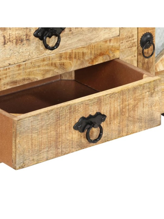 TV stolek 110 x 30 x 45 cm hrubé mangovníkové dřevo