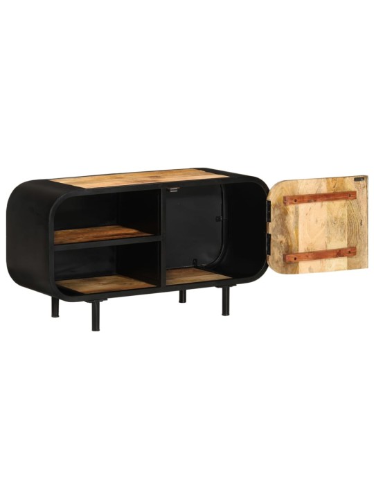 TV stolek 90 x 30 x 48 cm hrubé mangovníkové dřevo
