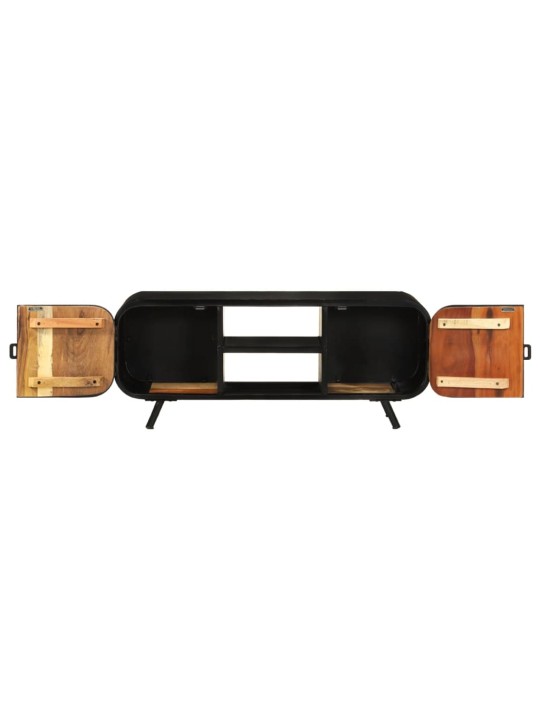 TV stolek 110 x 30 x 45 cm masivní recyklované dřevo