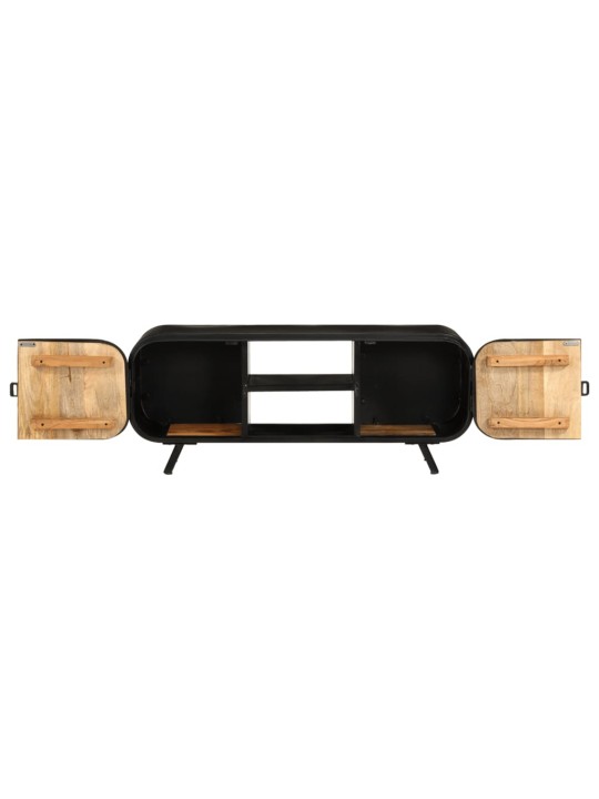 TV stolek 110 x 30 x 45 cm hrubé mangovníkové dřevo