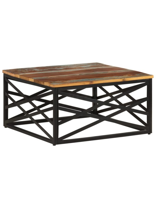 Konferenční stolek 68 x 68 x 35 cm masivní recyklované dřevo