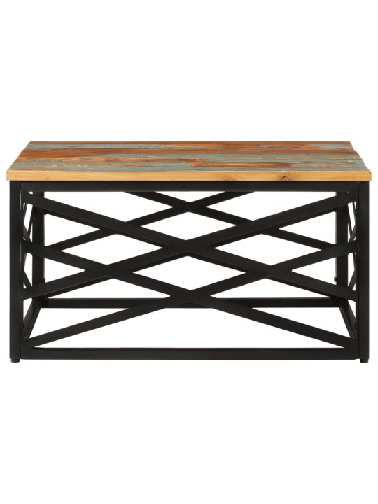 Konferenční stolek 68 x 68 x 35 cm masivní recyklované dřevo
