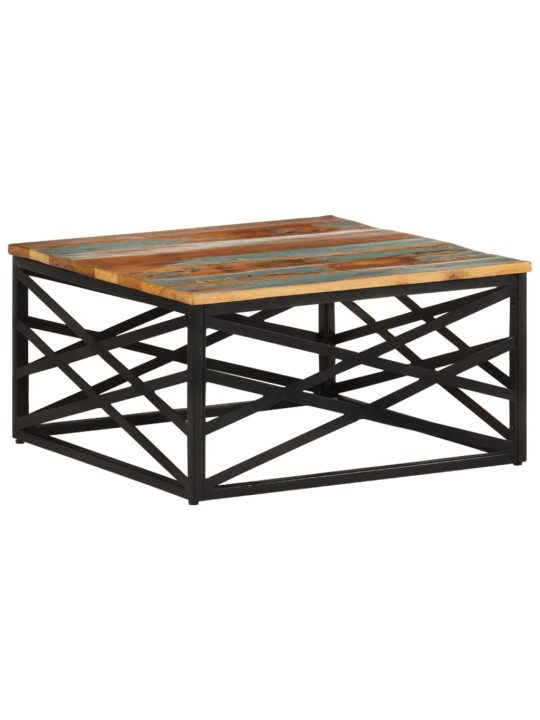 Konferenční stolek 68 x 68 x 35 cm masivní recyklované dřevo