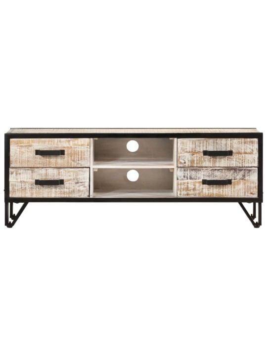 TV stolek 110 x 30 x 41 cm masivní akáciové dřevo