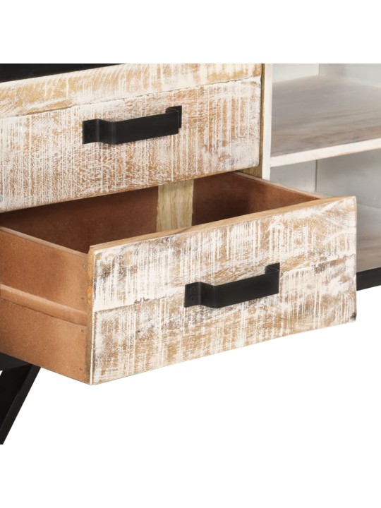 TV stolek 110 x 30 x 41 cm masivní akáciové dřevo