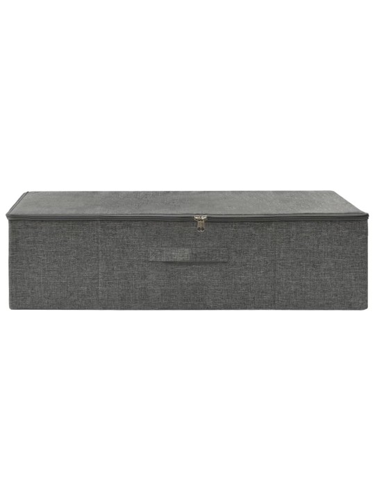 Úložný box textil 70 x 40 x 18 cm antracitový