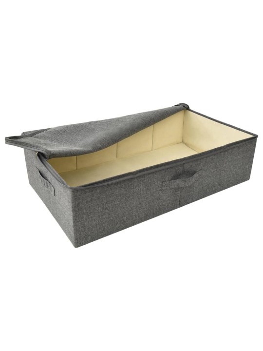 Úložný box textil 70 x 40 x 18 cm antracitový