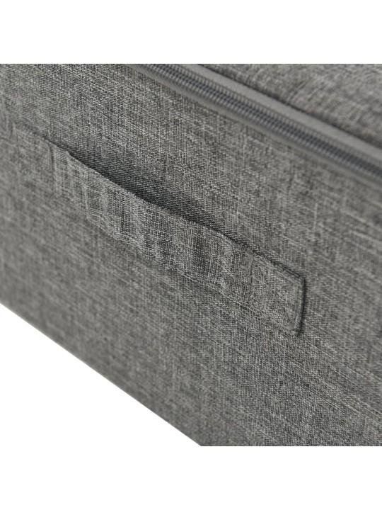 Úložný box textil 70 x 40 x 18 cm antracitový