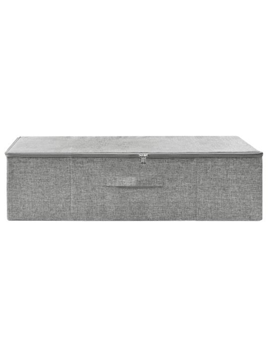 Úložný box textil 70 x 40 x 18 cm šedý