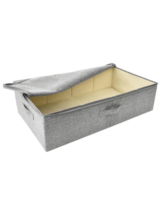 Úložné boxy 2 ks textil 70 x 40 x 18 cm šedé