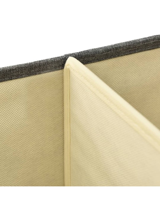 Úložný box textil 50 x 30 x 25 cm antracitový