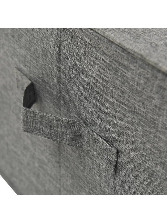 Úložný box textil 50 x 30 x 25 cm antracitový
