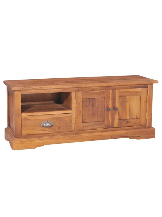Tv stolek 100 x 30 x 40 cm masivní teakové dřevo