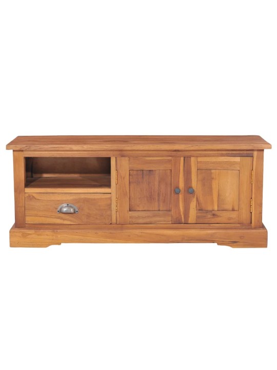 Tv stolek 100 x 30 x 40 cm masivní teakové dřevo