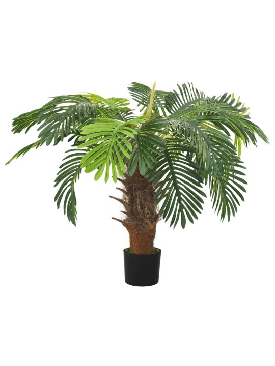 Umělý cykas japonský s květináčem 90 cm zelený