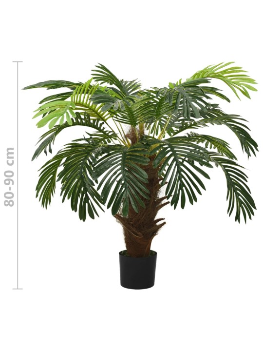 Umělý cykas japonský s květináčem 90 cm zelený