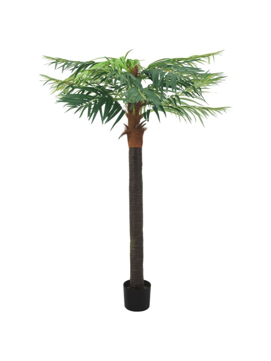 Umělý datlovník kanárský s květináčem 215 cm zelený