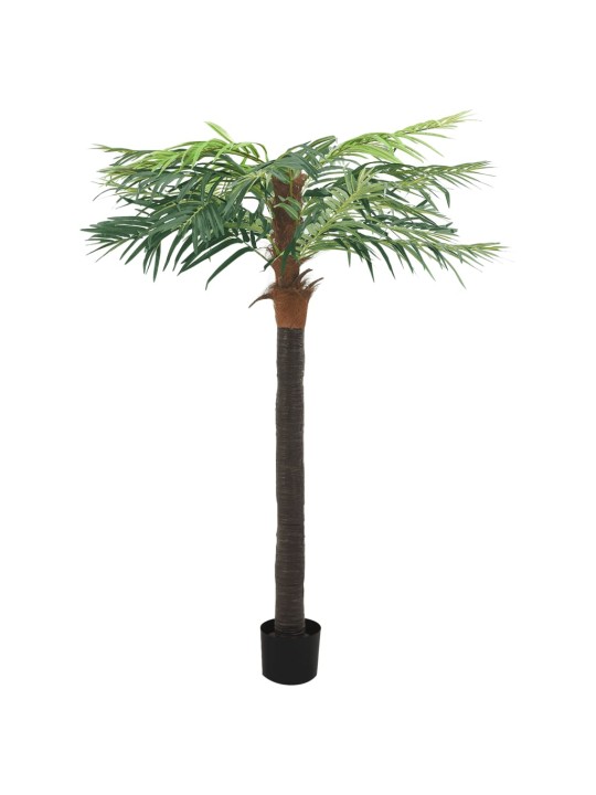 Umělý datlovník kanárský s květináčem 215 cm zelený