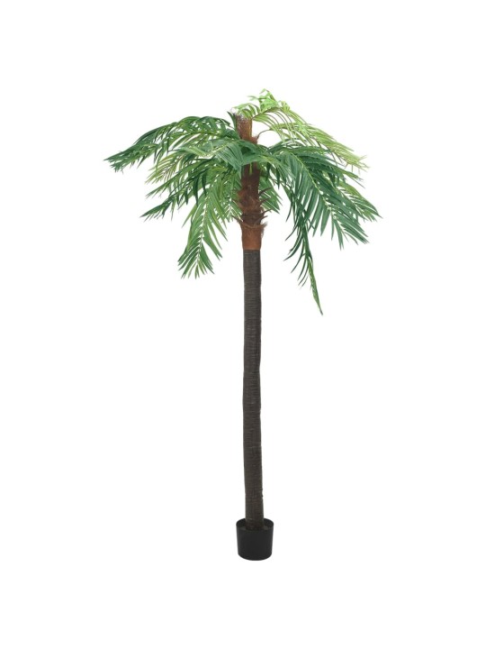 Umělý datlovník kanárský s květináčem 305 cm zelený