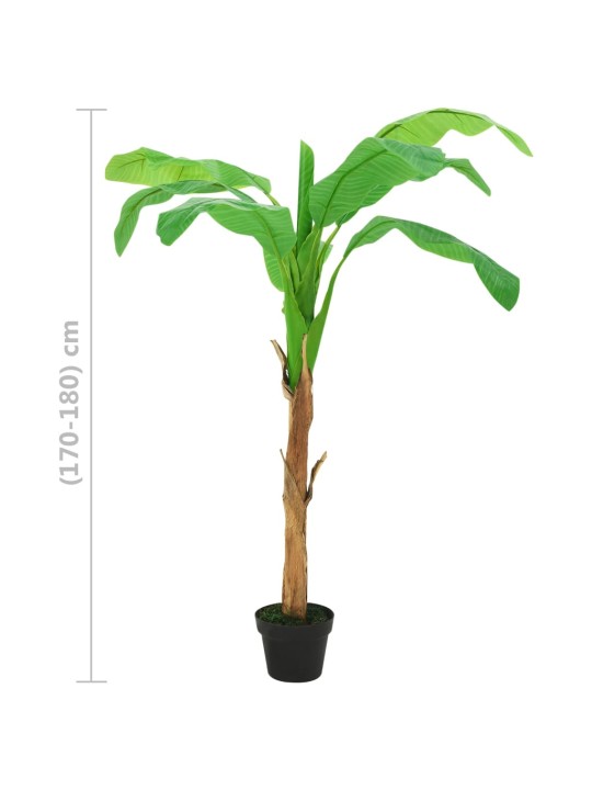 Umělý banánovník s květináčem 180 cm zelený