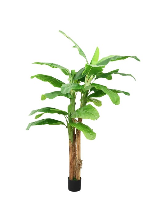 Umělý banánovník s květináčem 300 cm zelený