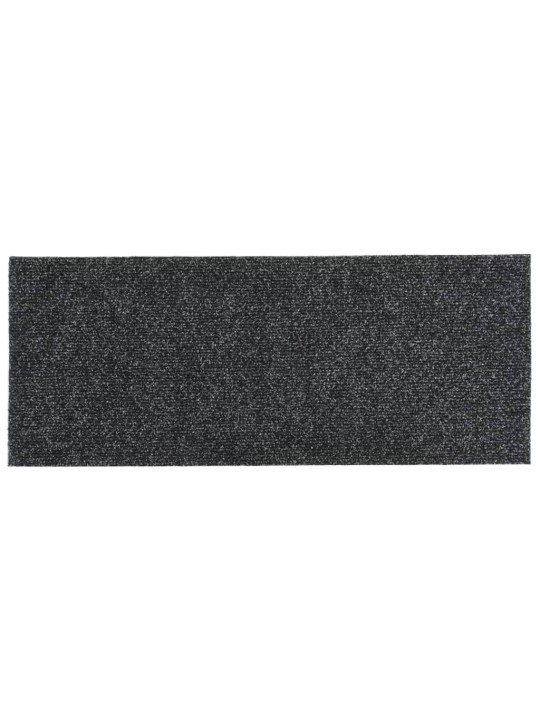 Samolepící nášlapy na schody obdélníkové 15 ks 60 x 25 cm šedé