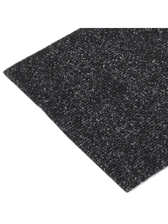 Samolepící nášlapy na schody obdélníkové 15 ks 60 x 25 cm černé