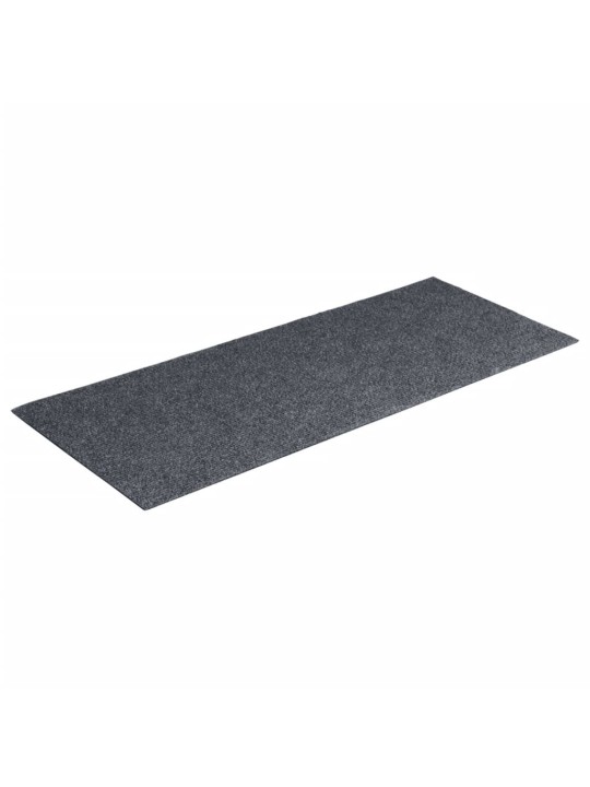 Samolepící nášlapy na schody obdélník 15 ks 60x25cm světle šedé
