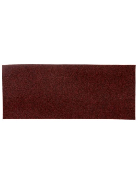 Samolepící nášlapy na schody obdélníkové 15 ks 60x25 cm červené