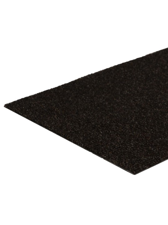 Samolepící nášlapy na schody obdélník 15 ks 60x25cm tmavě hnědé