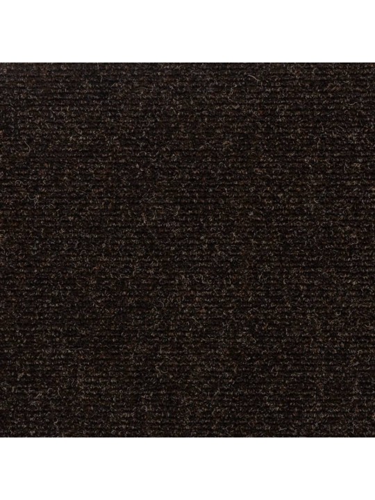 Samolepící nášlapy na schody obdélník 15 ks 60x25cm tmavě hnědé