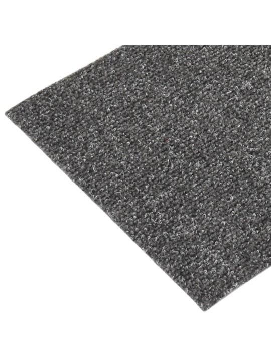 Samolepicí nášlapy na schody obdélník 15 ks 60 x 25 cm antracit